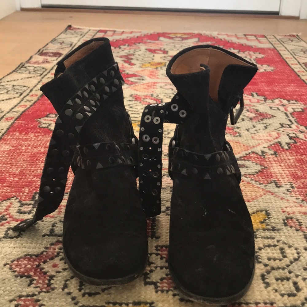 Frye Carly studded short boots